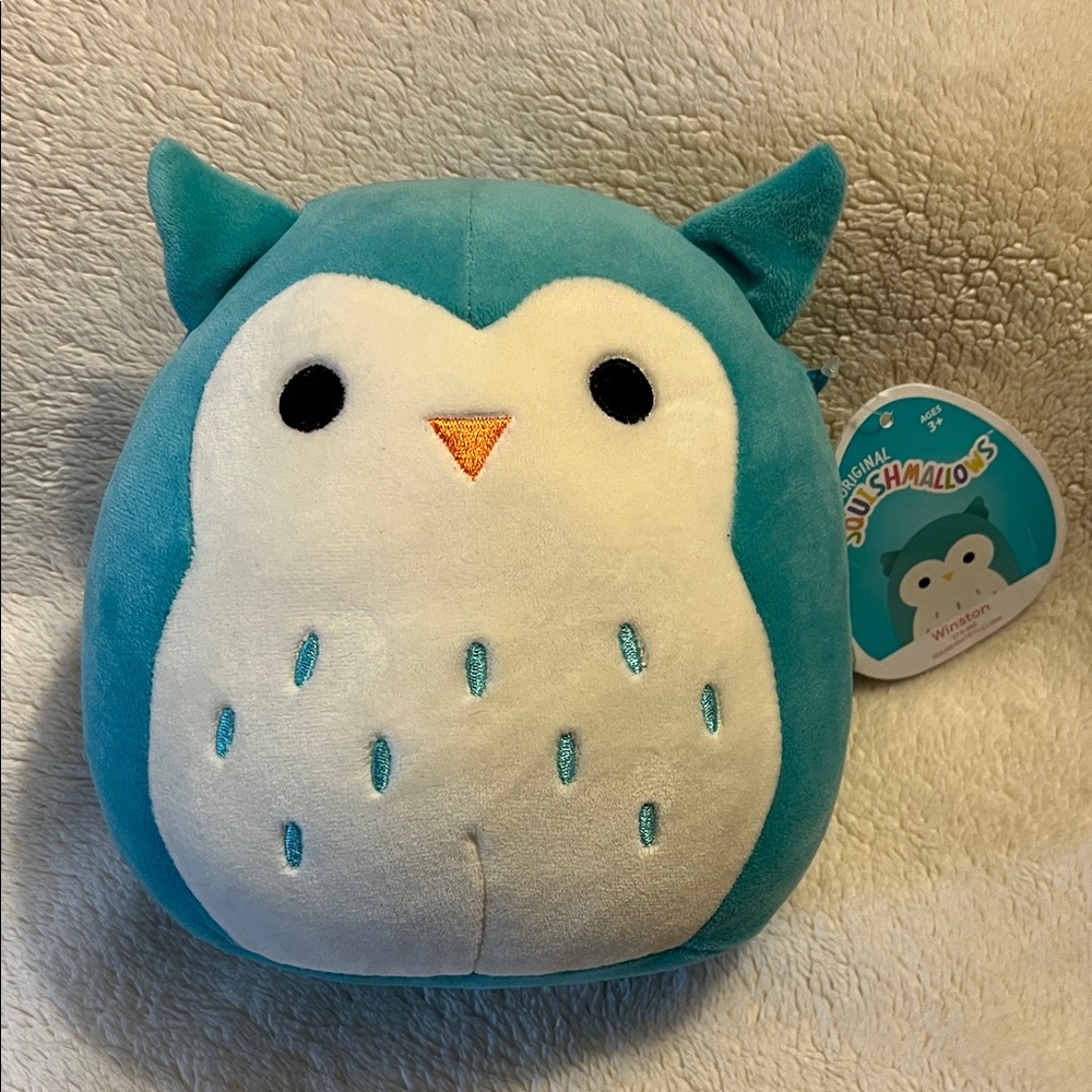 Squishmallows Winston Owl 7.5” - with tags
